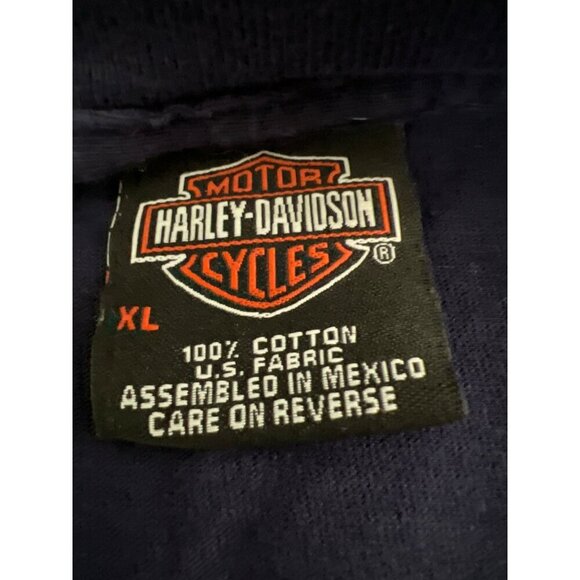 Harley Davidson XL Sleeveless Tee T-shirt Vegas Flag Eagle American Pride - Picture 3 of 7